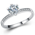 925 Sterling Silver Ring Jewelry CZ Gold Plate